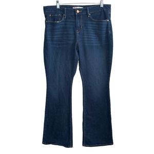 Levis Signature Jeans Womens 12S Midrise Bootcut 31x30 Blue Stretch